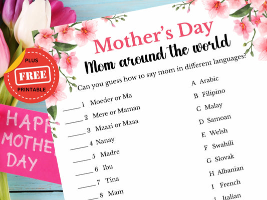 Mom Around the World Game