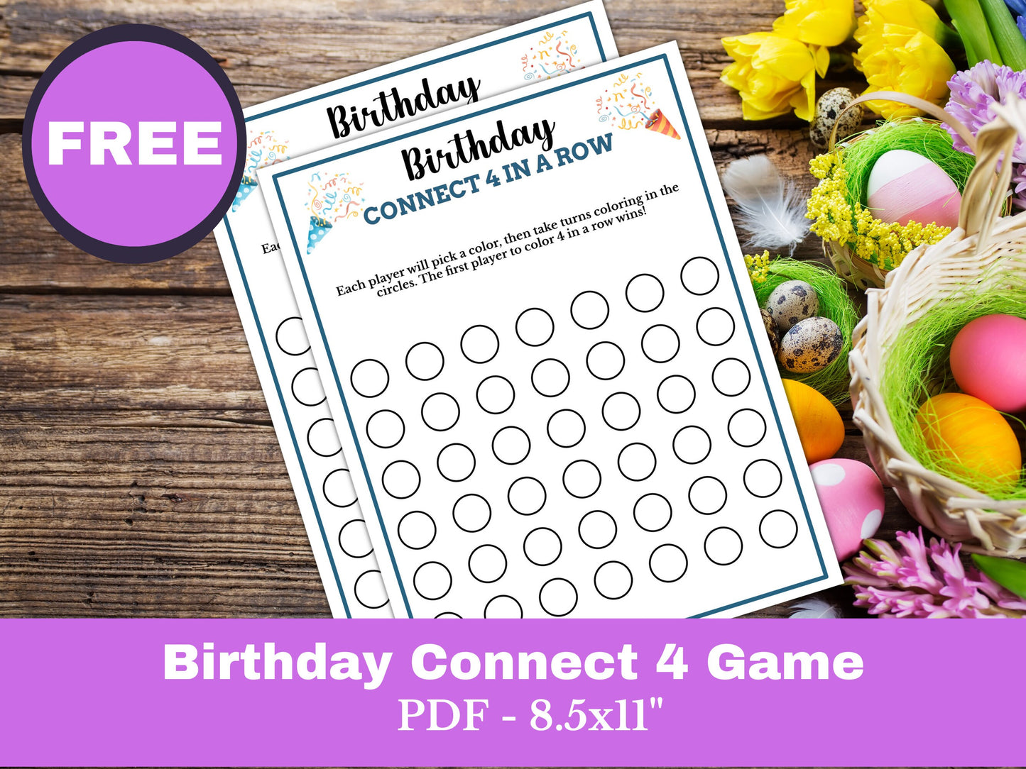 Birthday Bingo Game - 30 Cards