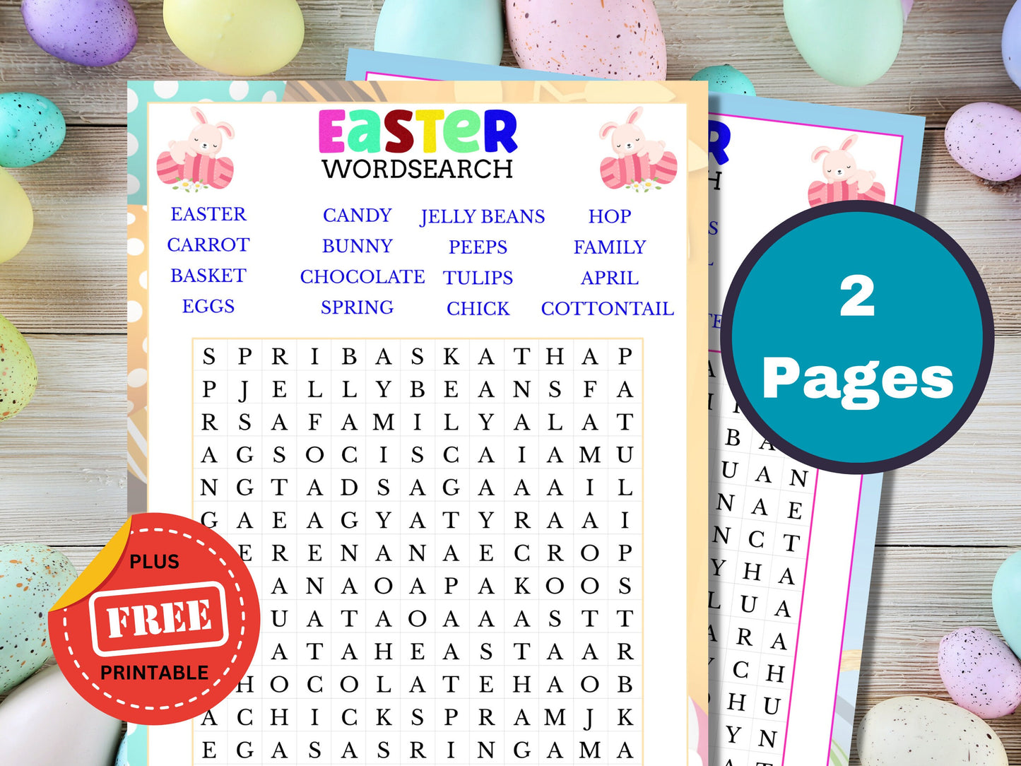 Easter Word Search Game