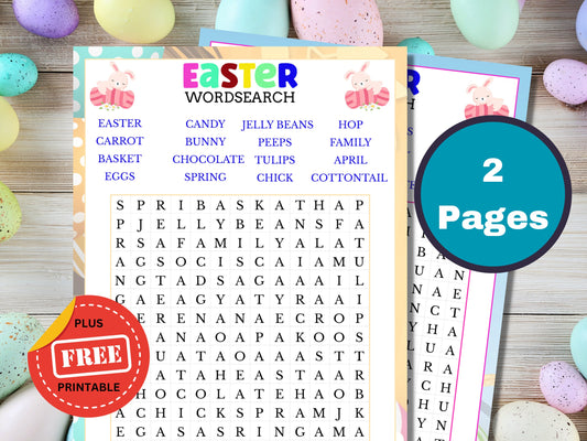 Easter Word Search Game