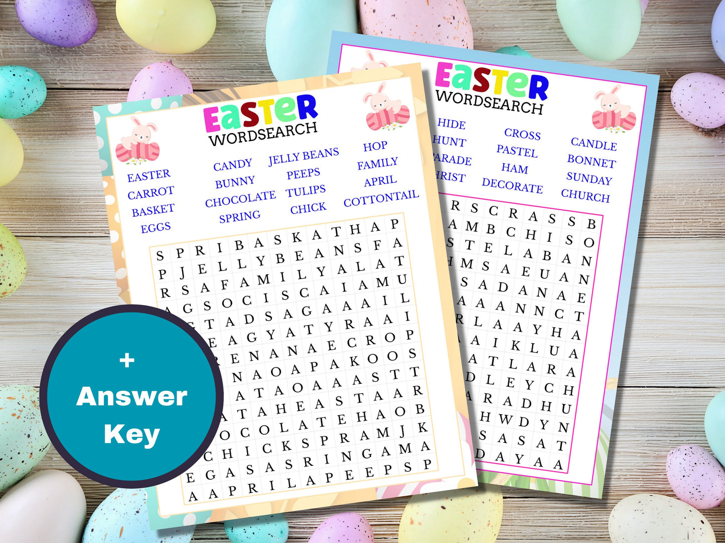 Easter Word Search Game