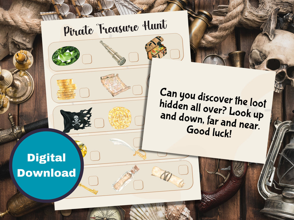 Pirate Treasure Hunt Game