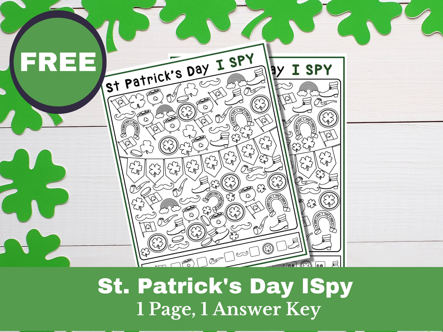 St. Patrick's Day Word Search Game