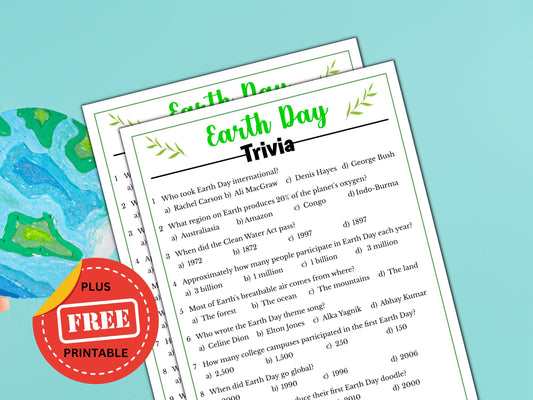 Earth Day Trivia Game