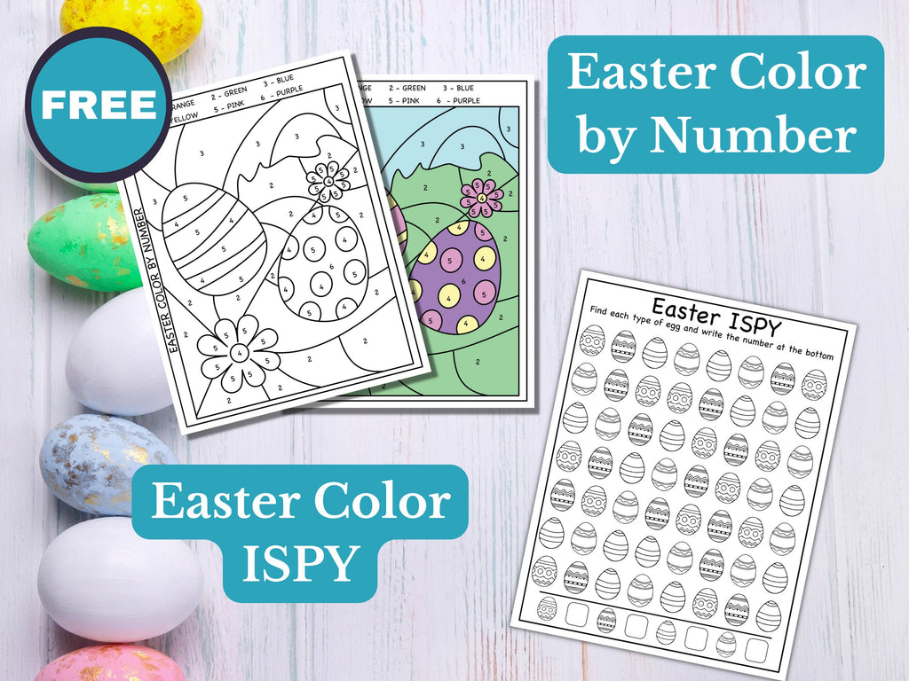 Easter Coloring and Activity Bundle for Kids - 56 Pack