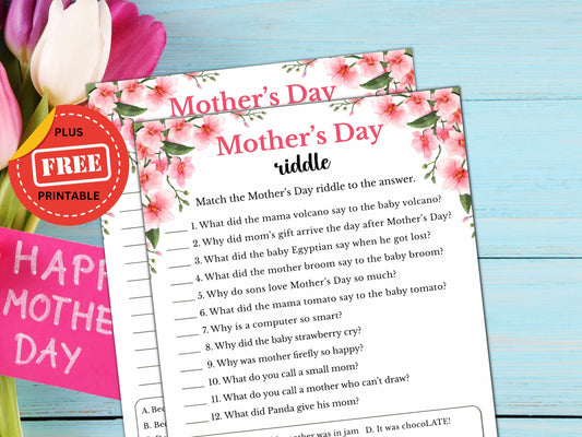 Mother's Day Riddle Game