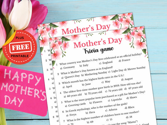 Mother's Day Trivia Game