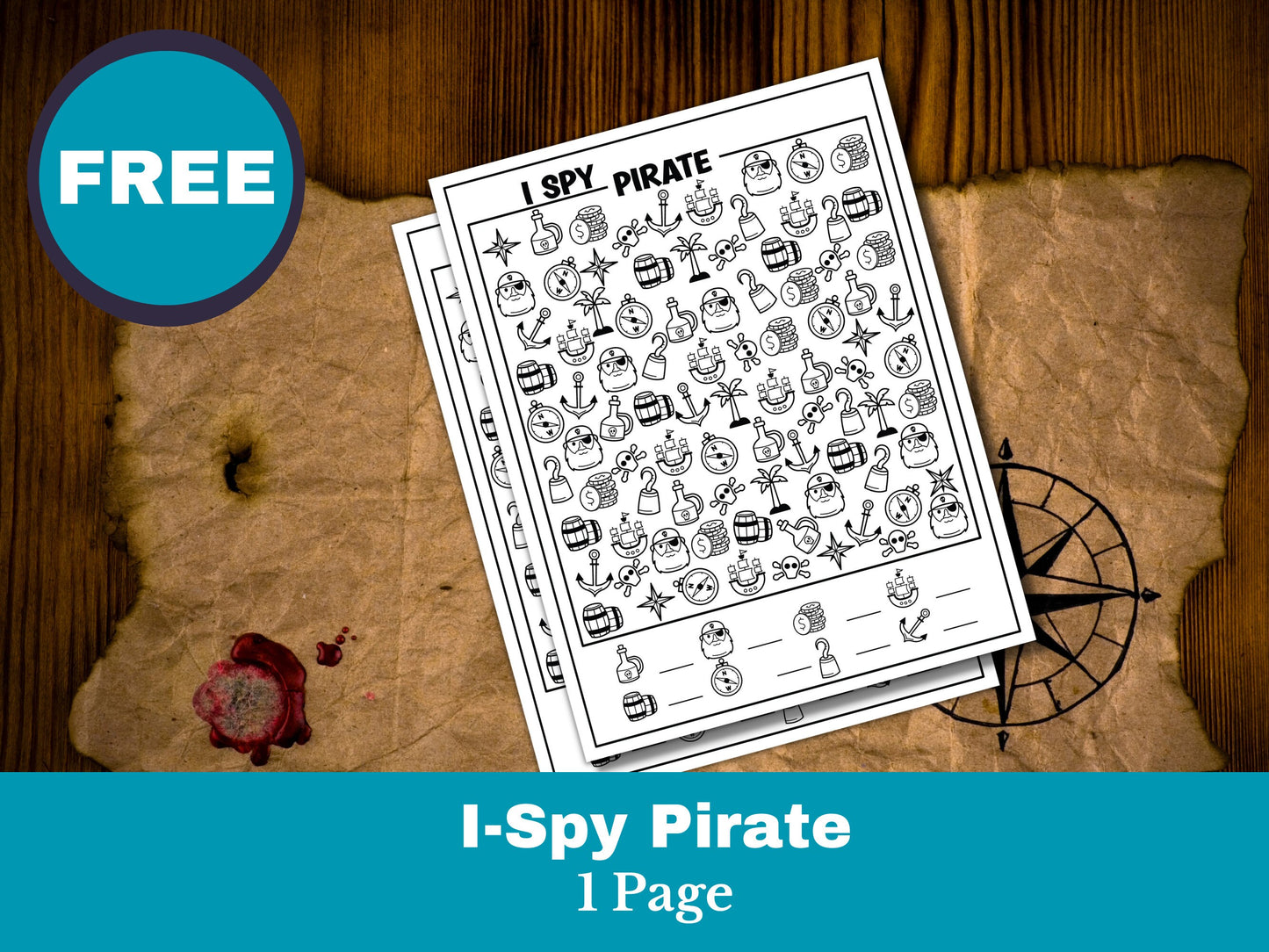 Pirate Bingo Cards