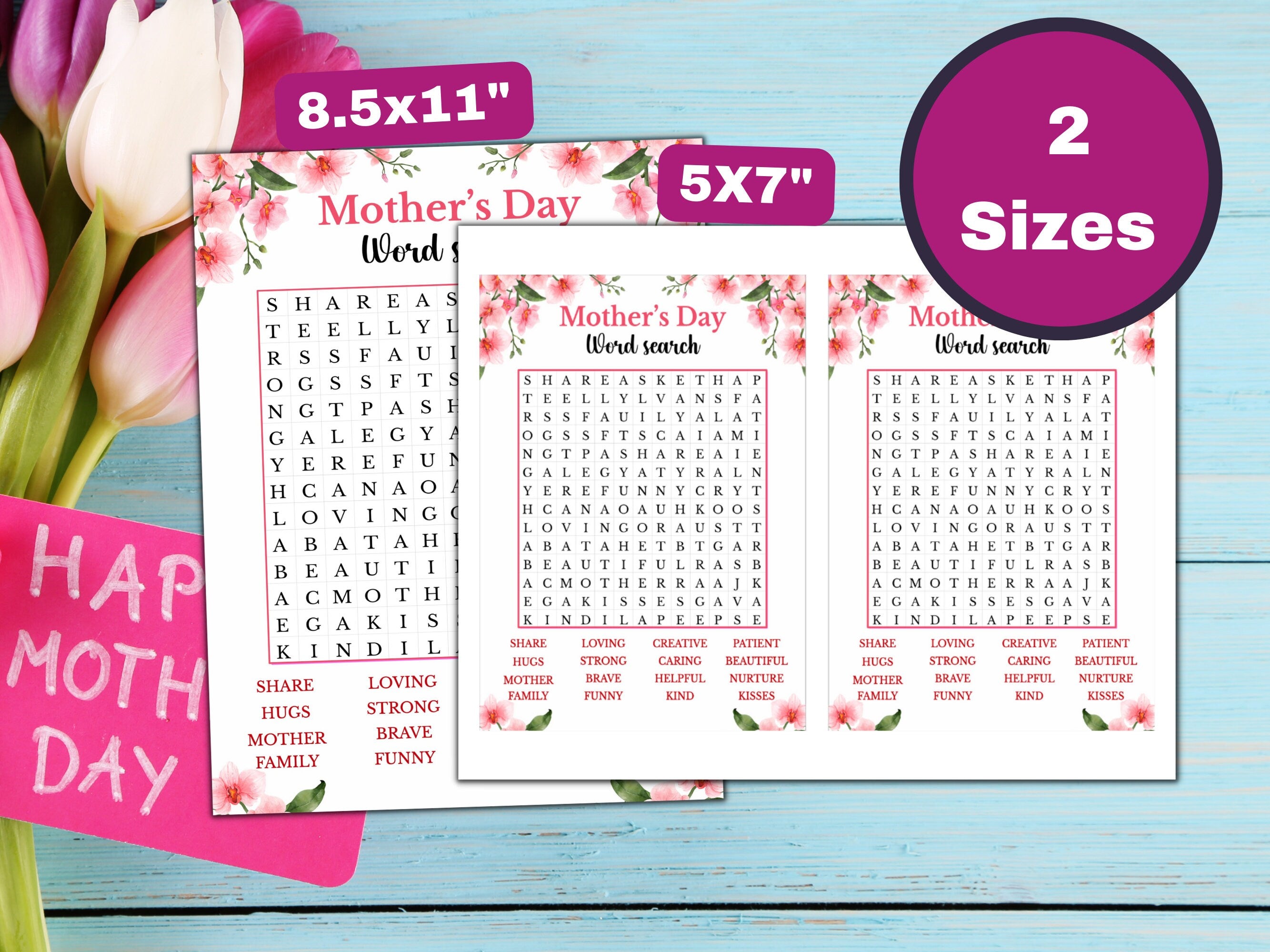 Mother's Day Word Search Game