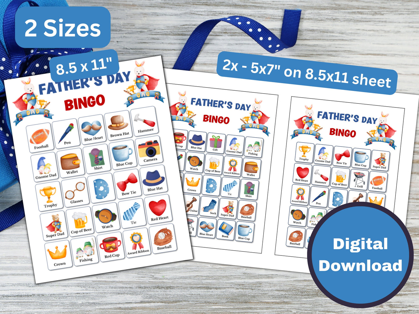 Father's Day Bingo - 30 Cards