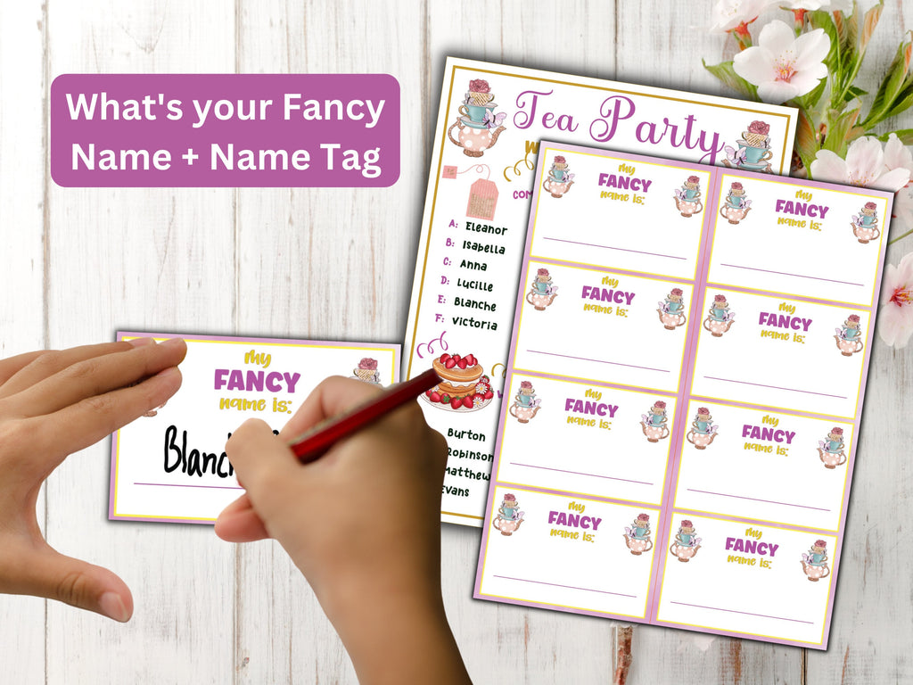 What's your Fancy Name Sign and Tags