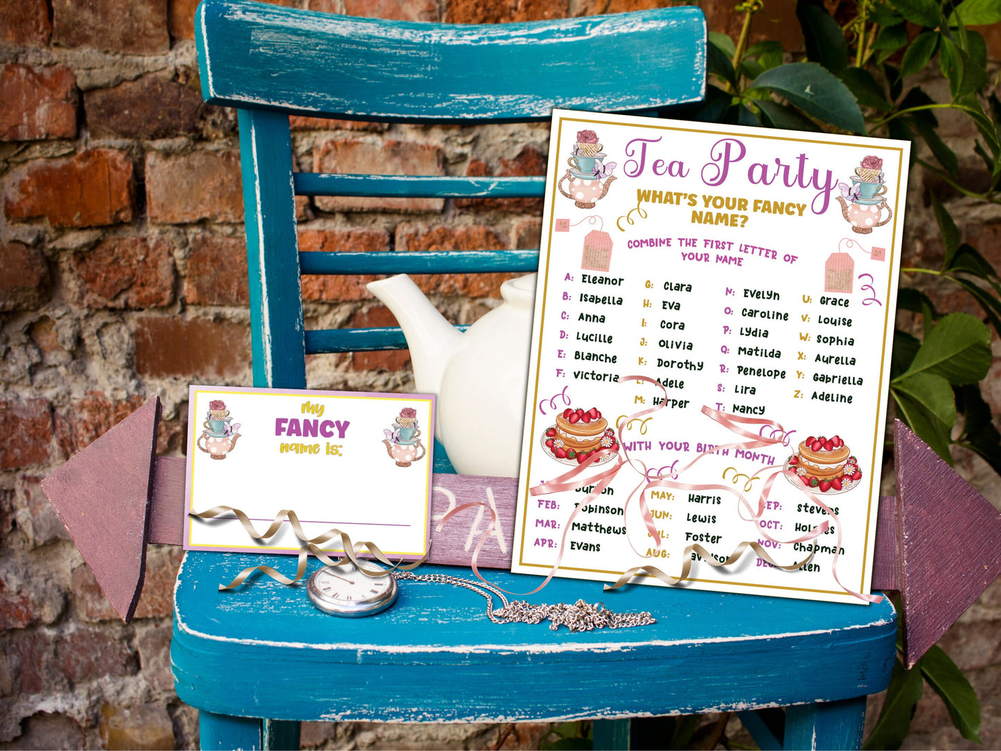 What's your Fancy Name Sign and Tags