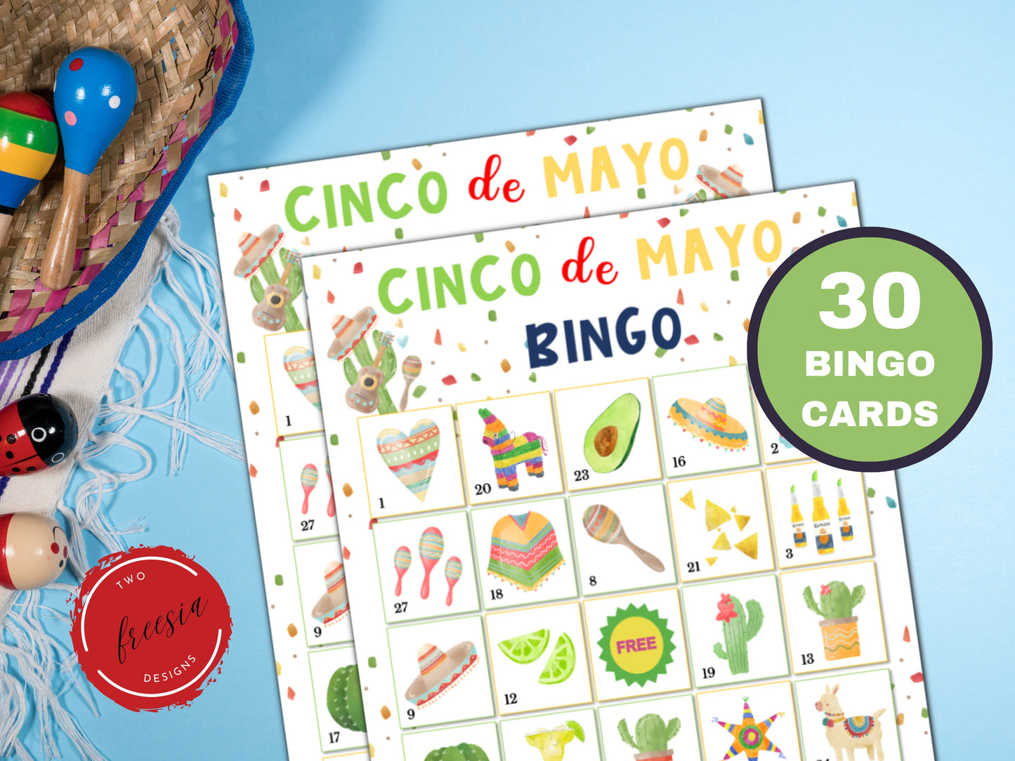 30 Cinco de Mayo Bingo Game