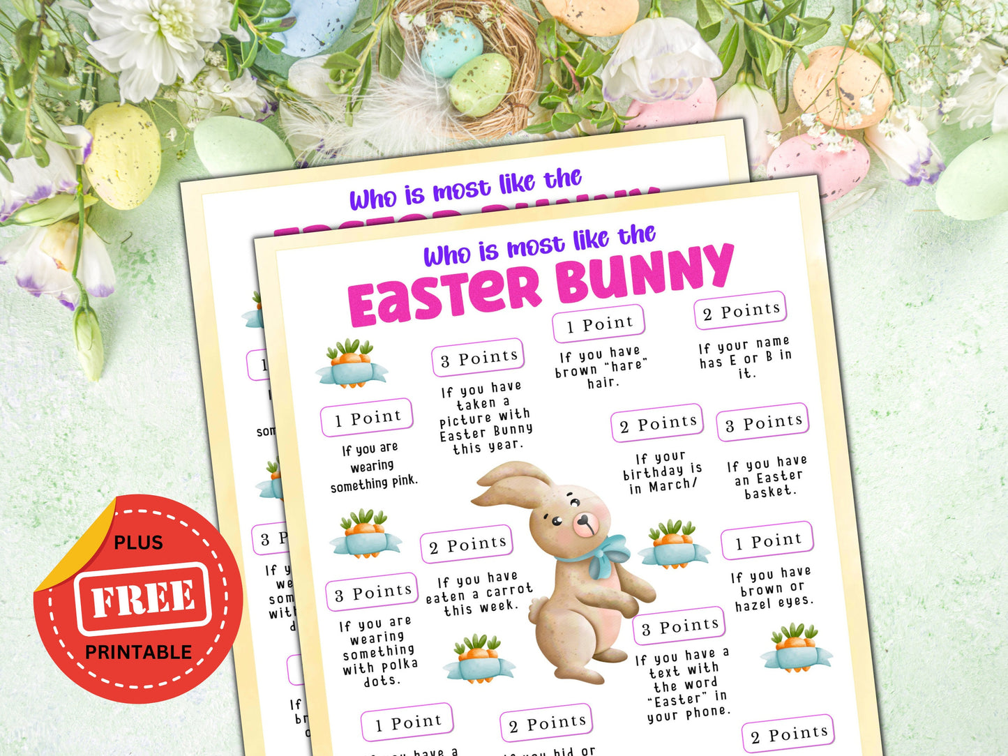 Who is like the Easter Bunny - Easter Party Game