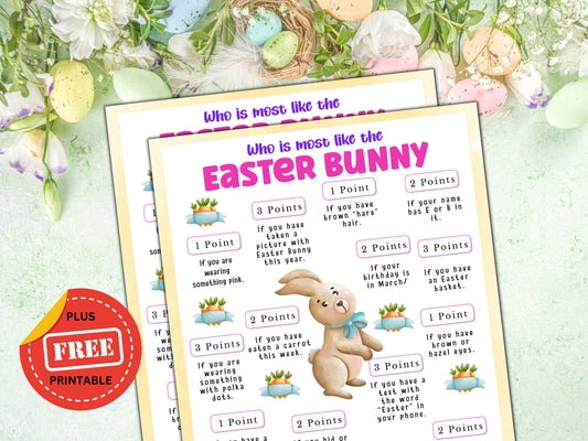 Who is like the Easter Bunny - Easter Party Game