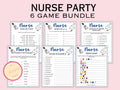 6 Printable Nurse Graduation Game Bundle