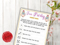 Tea Party Candy Dice Game