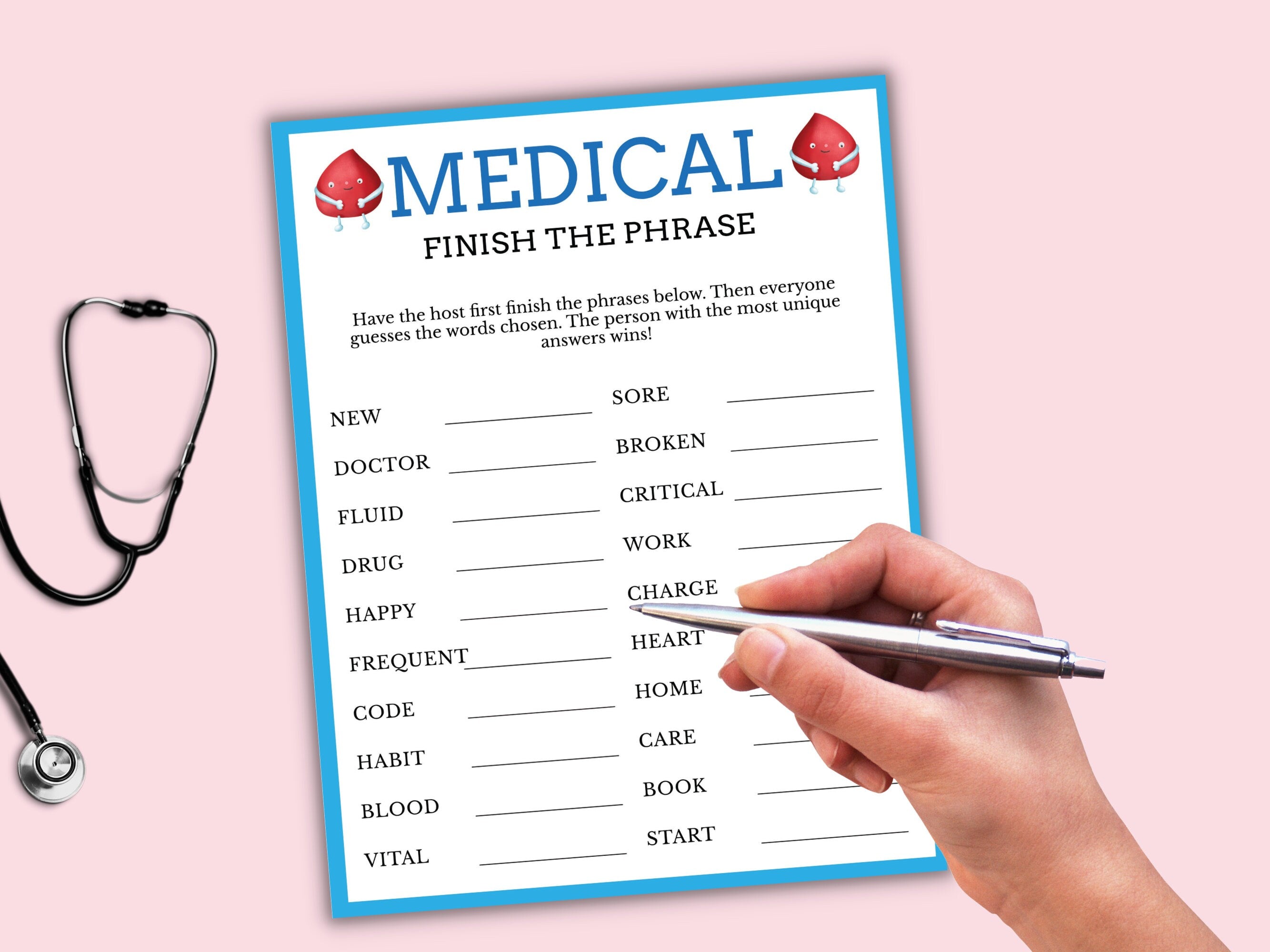 Medical Party Games - 10 Games