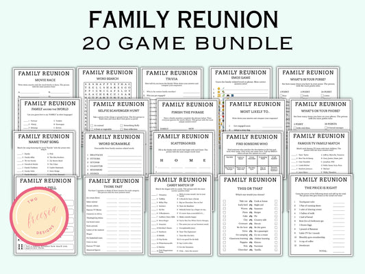 Family Reunion Game Bundle  - 20 Games