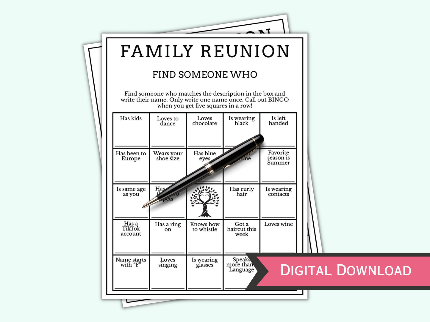 Find the Guest Family Reunion Game