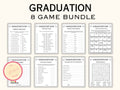 Graduation Party Games - 8 Printable Games