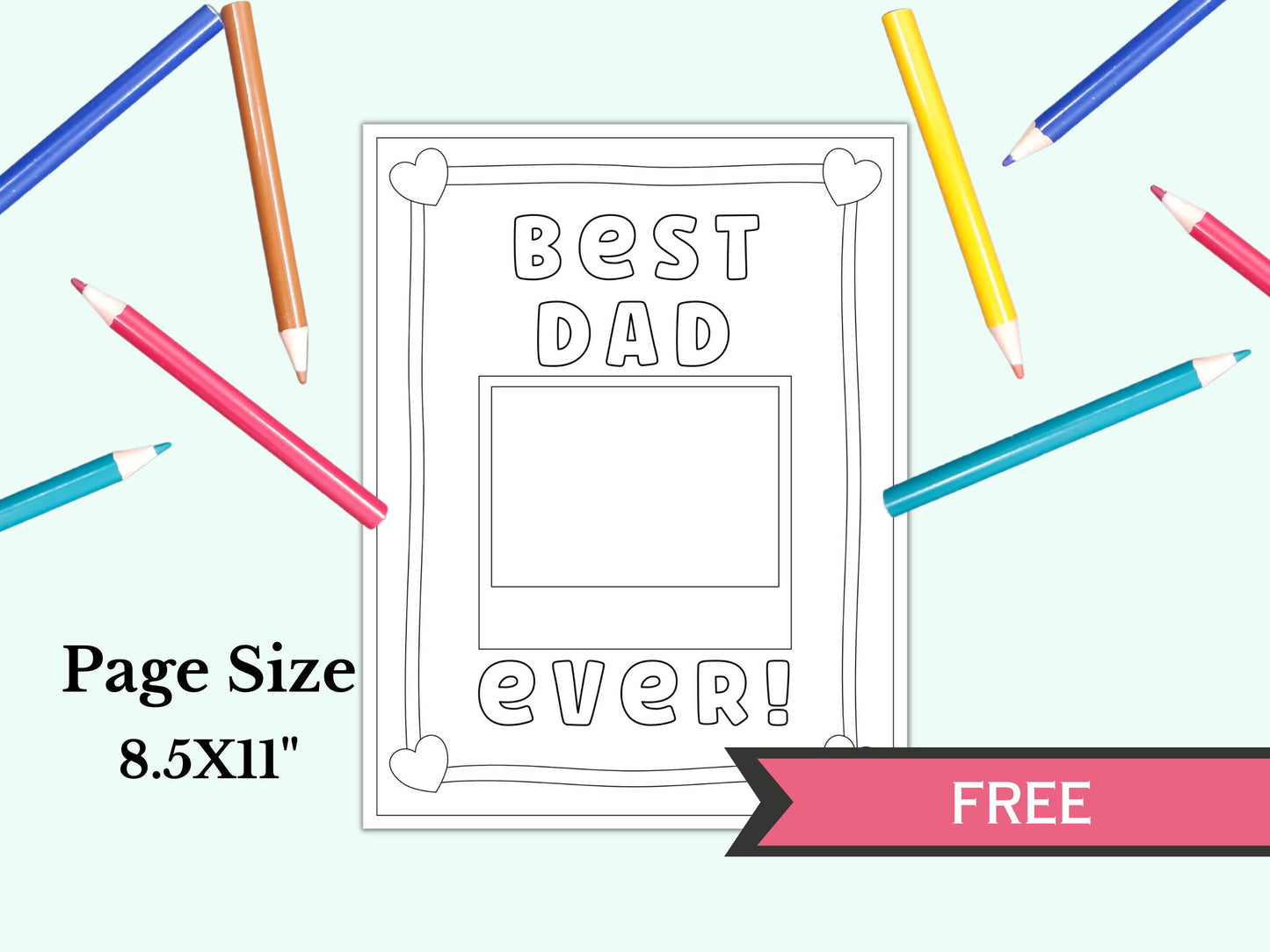 All about Dad - Fill in the Blank Activity Page