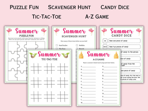 10 Summer Games for kids