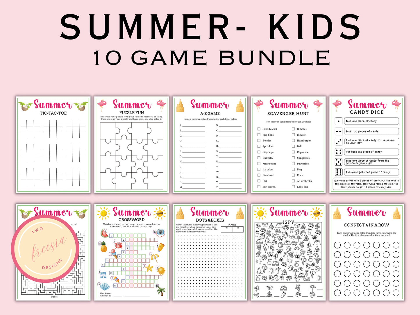 10 Summer Games for kids