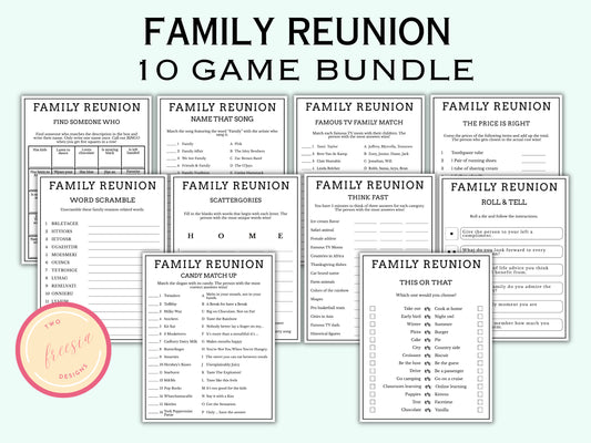 Family Reunion Games - 10 Games
