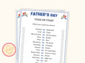 Father's Day This or That Game