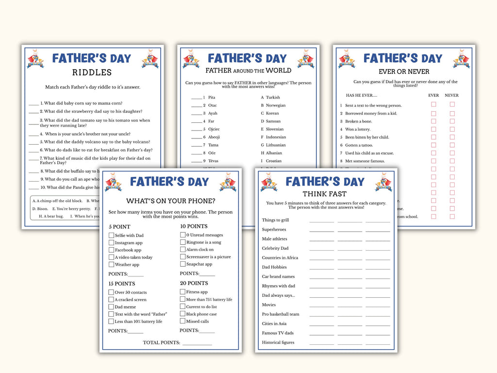 Father's Day Game Bundle - 20 Games