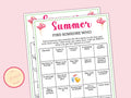 Summer Find the Guest Bingo