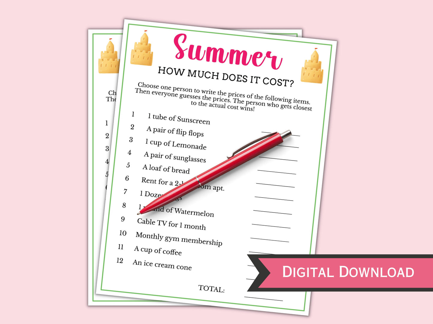 How Much Does it Cost Summer Game