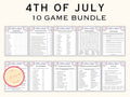 4th of July Games Printable (10 Games)