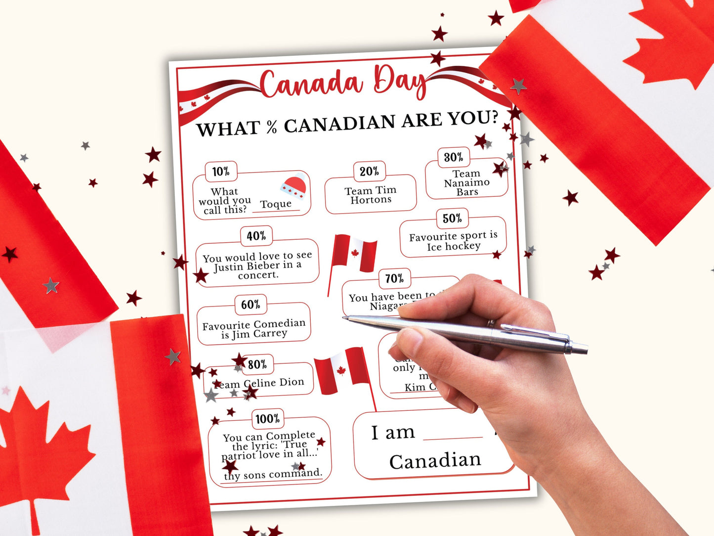 Canada Day Party Games - 15 Games