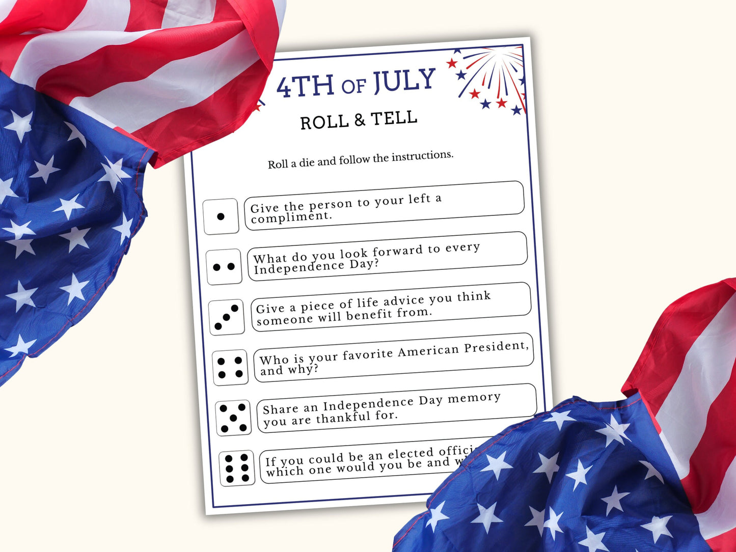 4th of July Games - 20 Printable Games