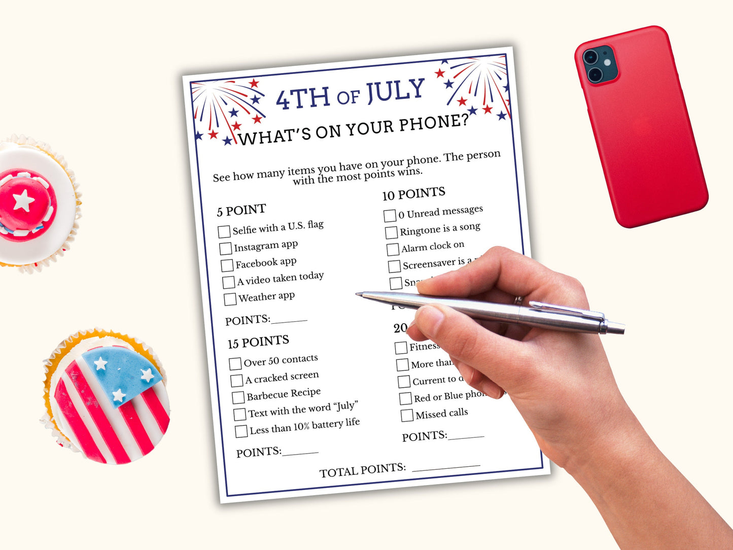 4th of July Games Printable (10 Games)