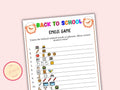 Back to School Emoji Game