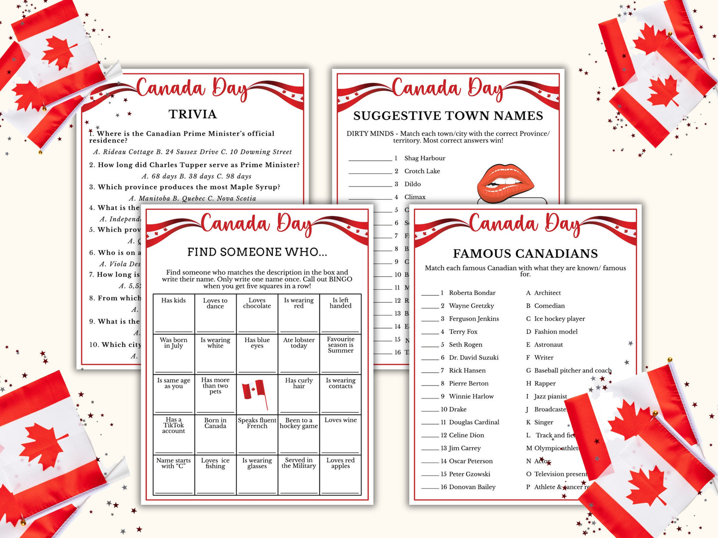 8 Canada Day Game Bundle