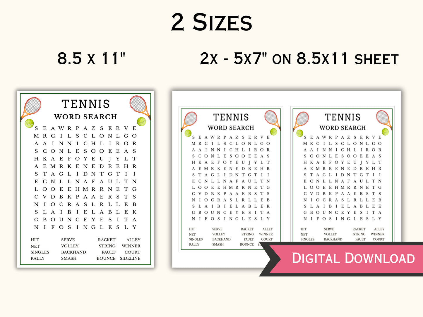 8 Tennis Party Games