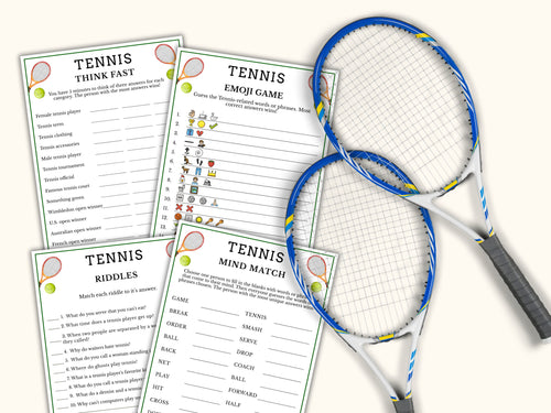 8 Tennis Party Games