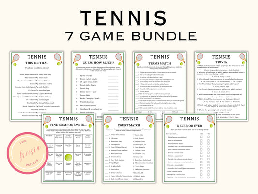 7 Tennis Party Games