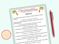 Christmas in July Trivia Game
