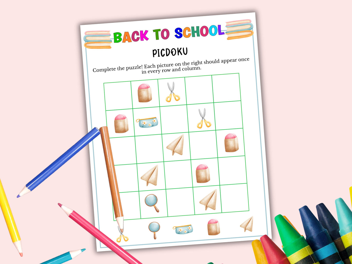 Back to School Games (15 Games)