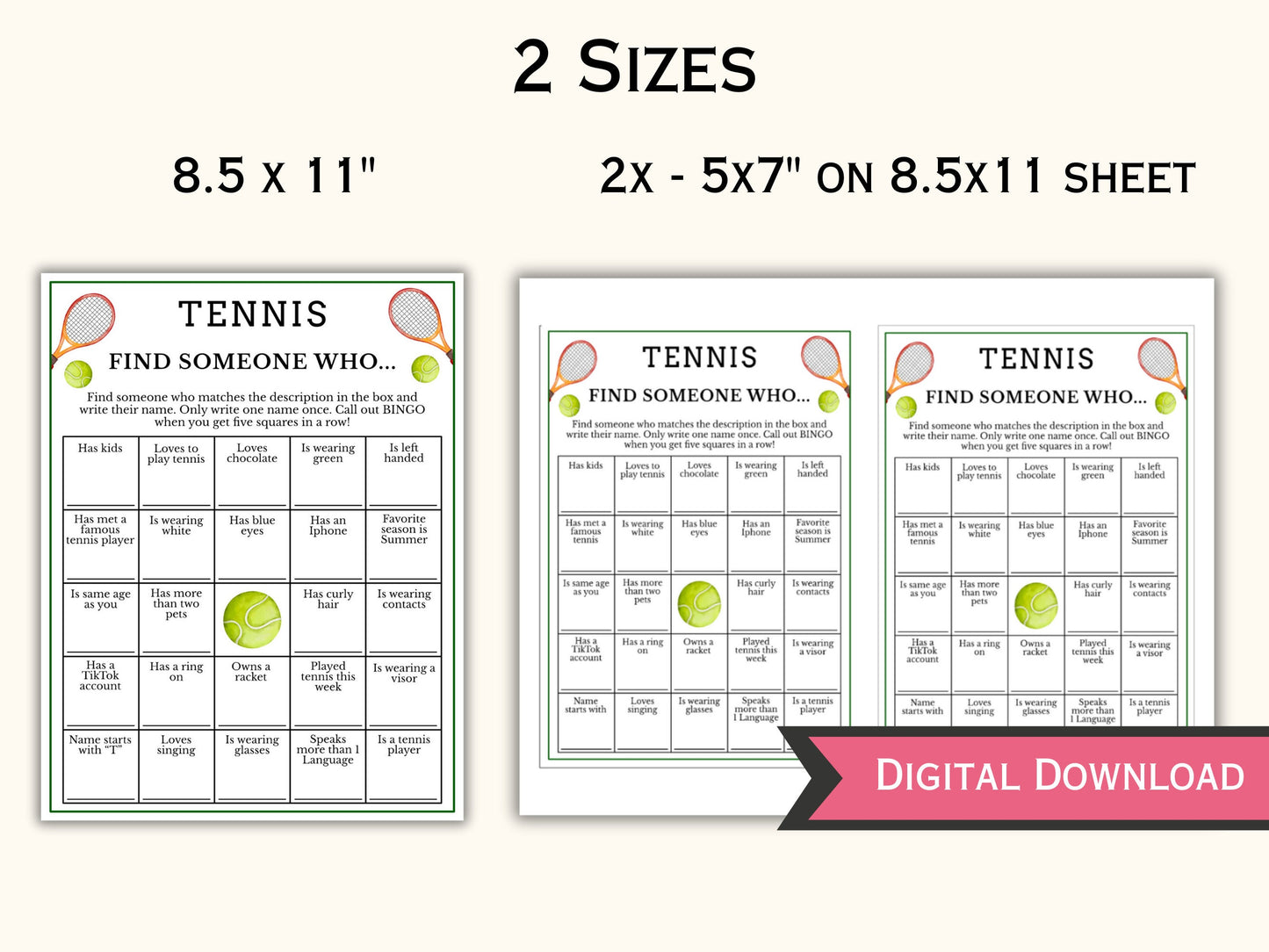 7 Tennis Party Games