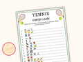Tennis Emoji Pictionary Game
