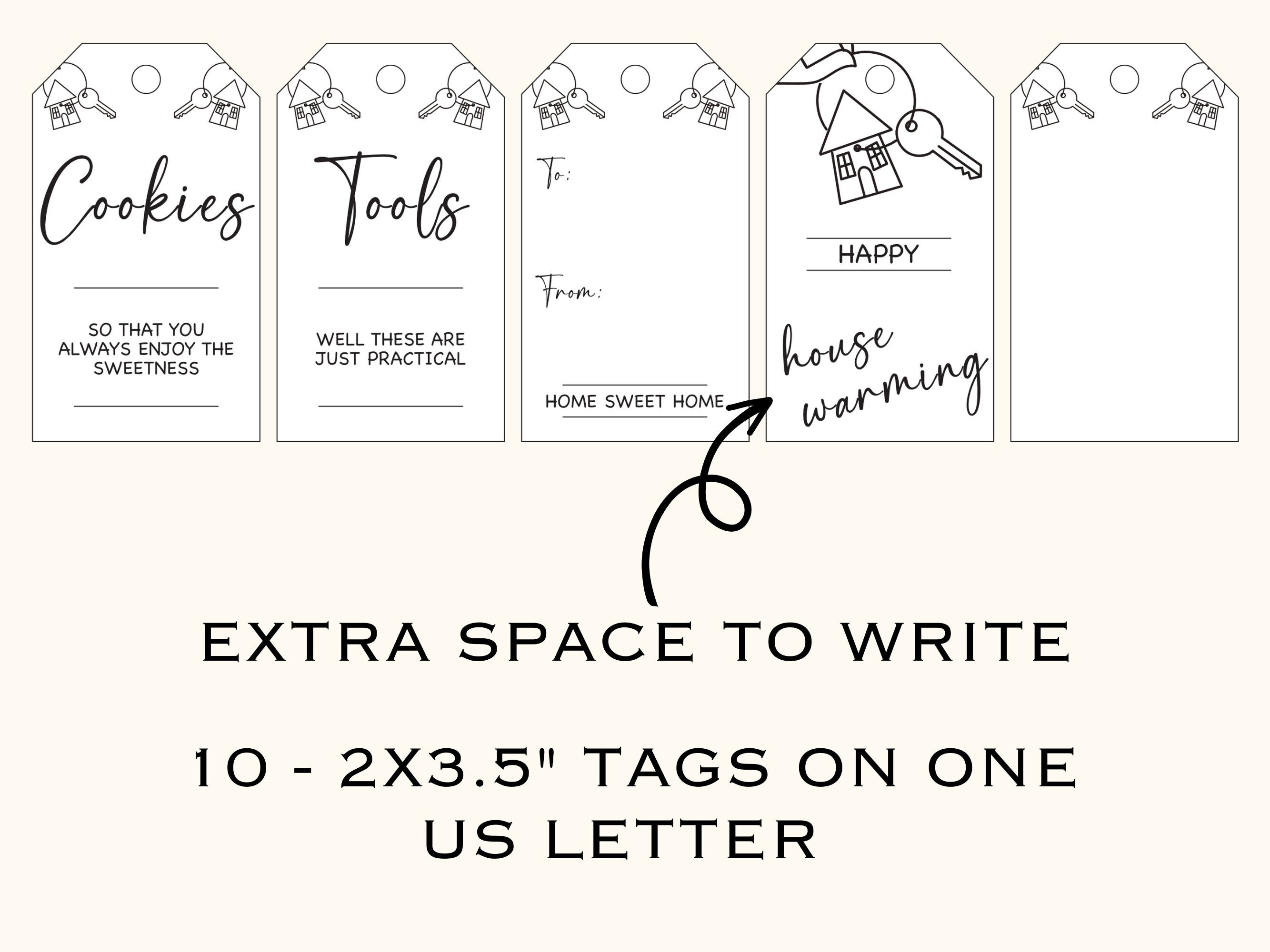 27 Printable New Home Tags