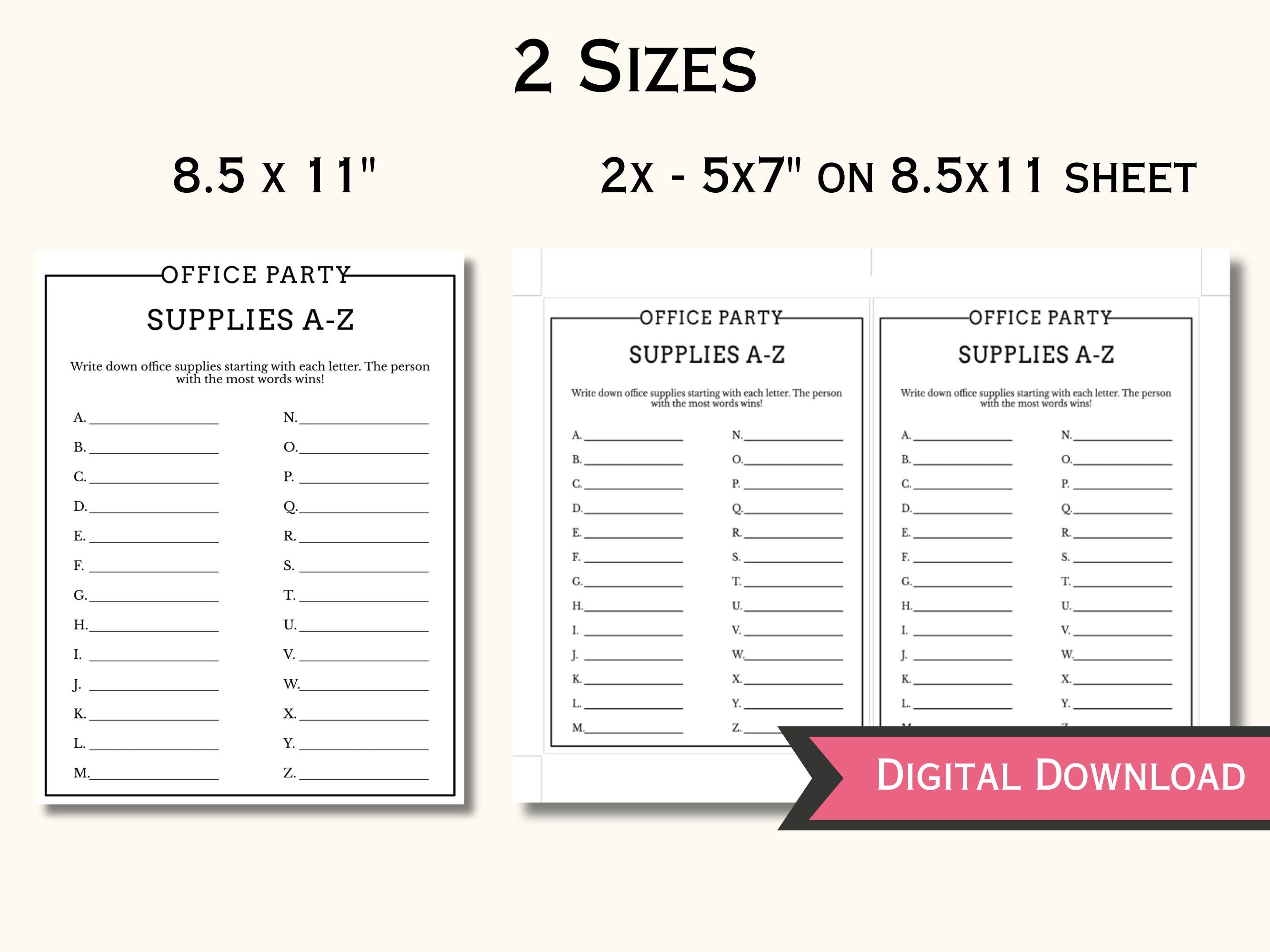 12 Office Party Games