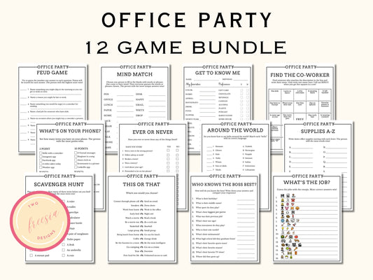 12 Office Party Games