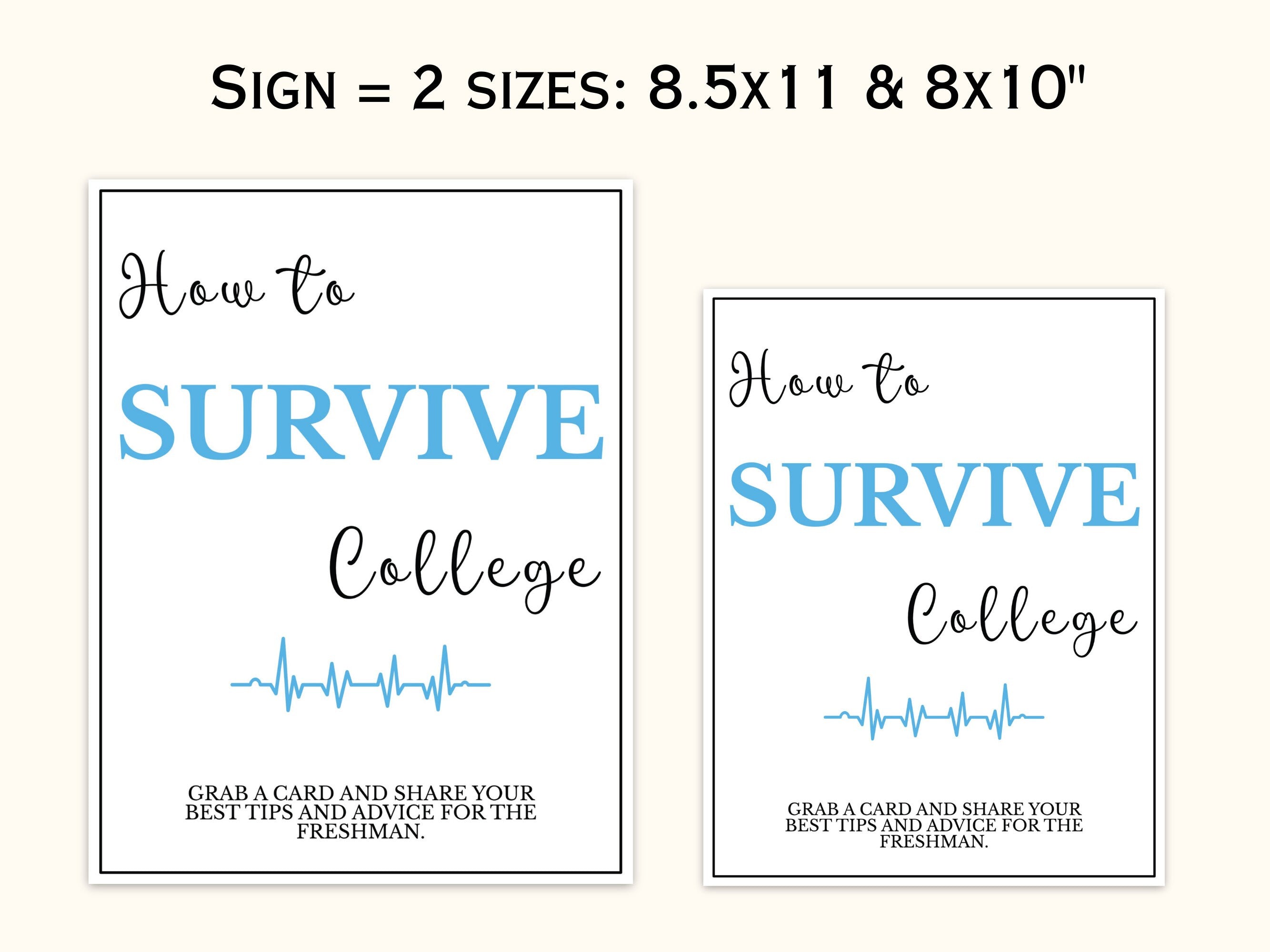 College Going Away Advice and Wishes Cards